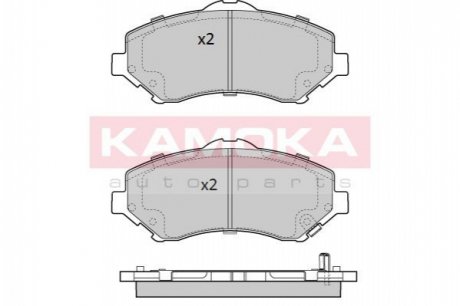 Комплект гальмівних колодок, дискове гальмо KAMOKA JQ101274 (фото 1)