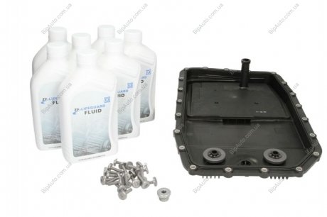 Сервисный набор АКПП - масляный фильтр, болты, прокладка, сливная пробка, масло ZF 1068.298.062 (фото 1)