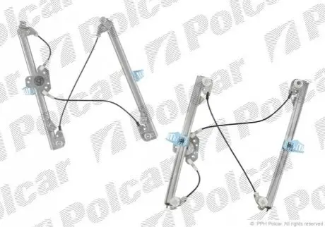 Склопідйомник електричний без електромотора Polcar 6012PSG5