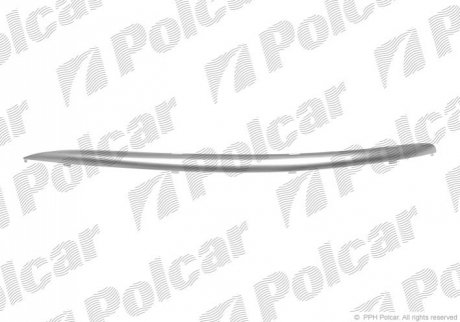Молдинг накладки бампера лівий Polcar 95142717 (фото 1)