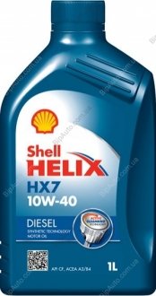 Олива Helix HX7 Diesel 10W-40, 1л (шт.) SHELL 550046646
