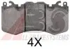 Тормозные колодки дисковые передние Land Rover Range Rover III 09-, Range Rover Sport 09- 37801
