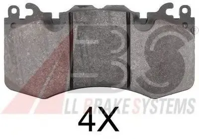 Тормозные колодки дисковые передние Land Rover Range Rover III 09-, Range Rover Sport 09- A.B.S. 37801 (фото 1)