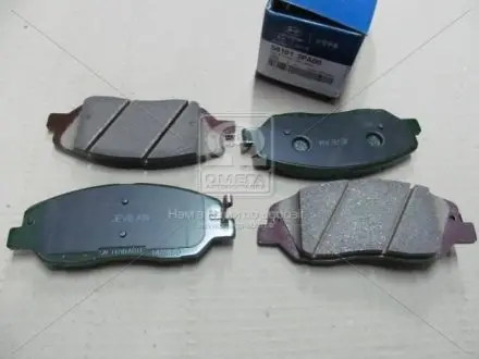 Колодки гальмівні передні дискові Hyundai Santa Fe 10-, Kia Sorento 09- MOBIS 581012PA00