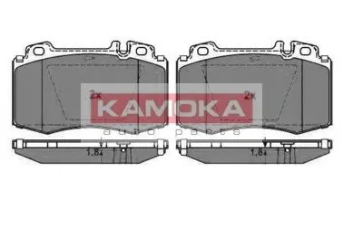 Комплект тормозных колодок, дисковый тормоз KAMOKA JQ1012852