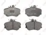 Комплект тормозных колодок, дисковый тормоз ABE C1M017ABE