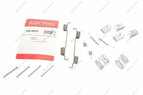 Монтажный комплект барабанных колодок QUICK BRAKE 1050023