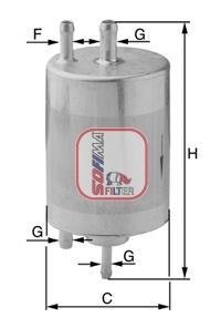 Фильтр топливный SOFIMA S1958B (фото 1)