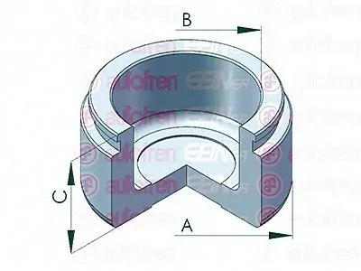 Поршень, корпус скобы тормоза SEINSA AUTOFREN D025439