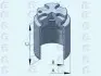 Поршень, корпус скоби гальма ERT 150984C