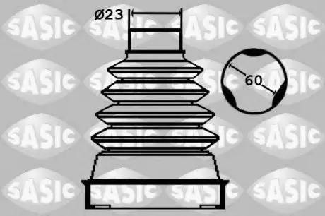 Пильовик ШРУСу всередину прав DUSTER, 397415949R, 305284, 521934, SASIC 1904042