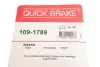 Комплект прижимних планок гальмівного супорту 109-1789 QUICK BRAKE 1091789 (фото 6)