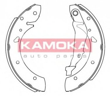 Комплект гальмівних колодок KAMOKA JQ202026 (фото 1)