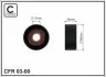 Сам ролик (60x17x25) Renault/Mitsubishi/Nissan/Opel/Vaux 03-00 CAFFARO 0300 (фото 1)