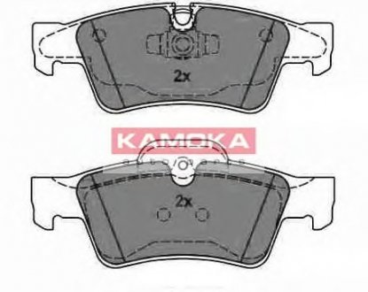 Комплект тормозных колодок, дисковый тормоз KAMOKA JQ1013662 (фото 1)