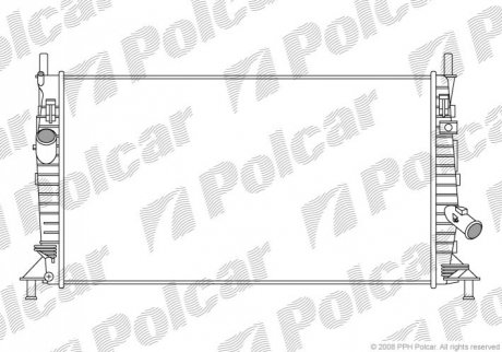 Радіатори охолодження 320208-2 Polcar 3202082 (фото 1)