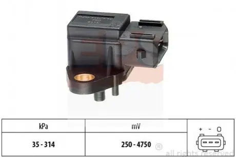 Датчик вакууму BMW E46 318d-330d, E60 530d, E65/E66 730d/740d, E53 3.0d 09.01- EPS 1.993.116
