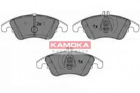 Комплект гальмівних колодок, дискове гальмо KAMOKA JQ101119