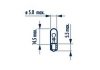 Лампа розжарювання, освітлення щитка приладів, Лампа розжарювання, освітлення щитка приладів NARVA 17040