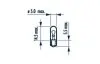 Автолампа Narva W1,2W W2x4,6d 1,2 W прозрачная 17040