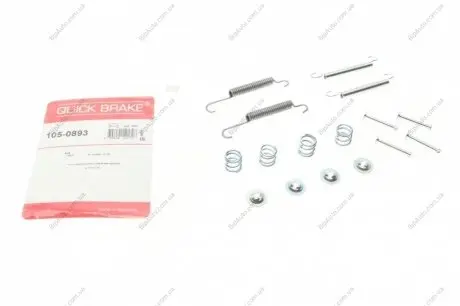 Гальмівні аксесуари (Монтажний комп-кт колодки) 105-0893 QUICK BRAKE 1050893