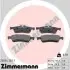 Тормозные колодки дисковые ZIMMERMANN 250541501