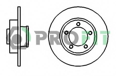 Тормозной диск PROFIT 50101498