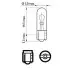 Автолампа Vision W2W W2x4,6d 2 W прозрачная PHILIPS 12505CP (фото 2)