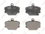 Комплект тормозных колодок, дисковый тормоз ABE C1M019ABE ABE C1M019ABE