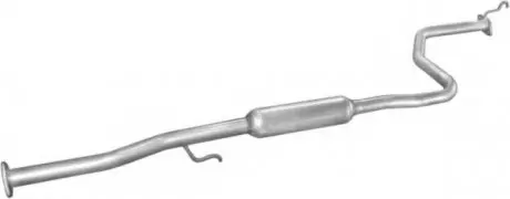 Глушник центр. HONDA CIVIC 09.55 POLMOSTROW 0955