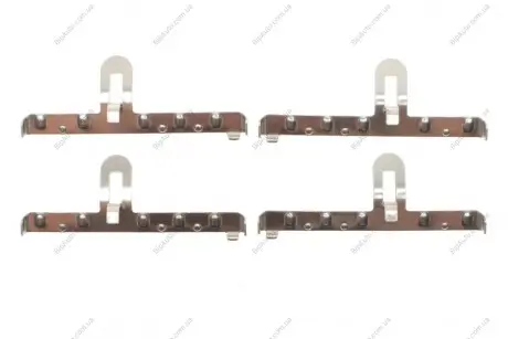 Монтажный кол-во тормозной колодок дисковых перед. VW Derby/Polo 77-94 Delphi LX0071