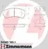 Тормозные колодки перед Mazda6 18-25i с 2007г. Zimmermann 245821851