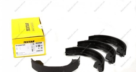 Комплект тормозных колодок, стояночная тормозная система TEXTAR 91058700 (фото 1)