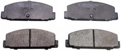 Тормозные колодки дисковые зад. Mazda 323 93-97, 98-, 626 91-, 6 02- Denckermann B110407 (фото 1)