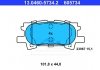 Комплект гальмівних колодок, дискове гальмо 13.0460-5734.2 ATE 13046057342 (фото 1)