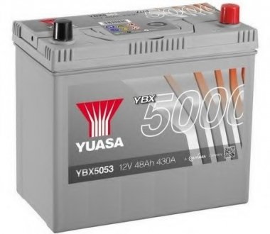 Стартерная аккумуляторная батарея YUASA YBX5053 (фото 1)