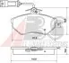 Гальмівні колодки перед. Caddy II >9.96/Passat B4/Audi 80 A.B.S. 36791 36791