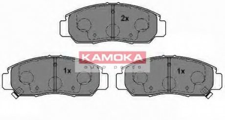 Комплект тормозных колодок, дисковый тормоз KAMOKA JQ1013338