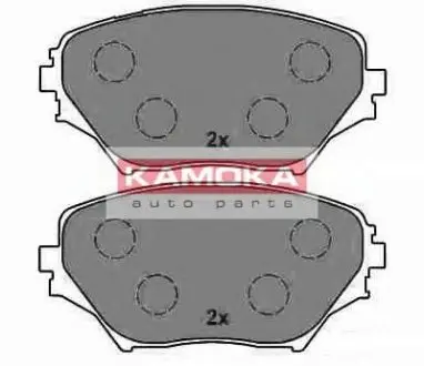 Комплект гальмівних колодок, дискове гальмо KAMOKA JQ1013028 (фото 1)