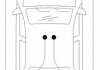 Трос, стояночная тормозная система COFLE 104708 (фото 2)