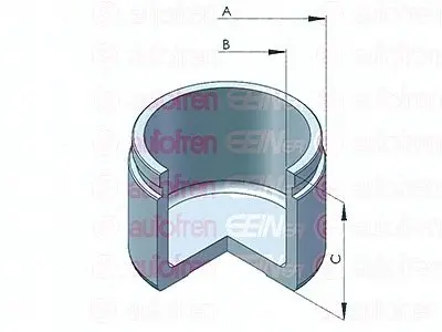 Поршень, корпус скобы тормоза SEINSA AUTOFREN D025532