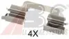 К-кт вуст. колодки гальмо.. Land Rover Freelander 3,2 06-14 tył 1740Q