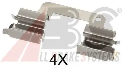 К-кт уст. колодки тормоз.. Land Rover Freelander 3,2 06-14 tył A.B.S. 1740Q