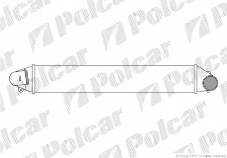 Радиаторы воздуха (Интеркулеры) Polcar 9550J8-2 (фото 1)