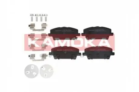Комплект тормозных колодок, дисковый тормоз KAMOKA JQ101260