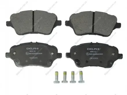 Тормозные колодки дисковые FORD B-Max "F "12>> Delphi LP2474