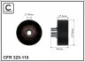 Ролик кулич ГРМ промежуточный Peugeot 207/307 1.4/1.6YHdi CAFFARO 325-119