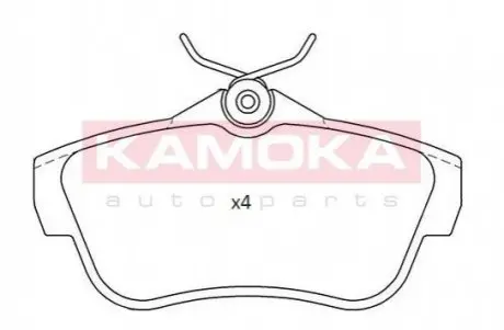 Колодка торм.Citroen Jumpy,Peugeot Expert задн. KAMOKA JQ101174