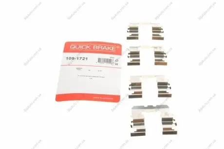 Монтажный компл.,тормоз.колодки QB109-1721 QUICK BRAKE 1091721