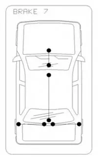 Трос ручного тормоза зад. пров. Ford Custom (короткая база) 13- COFLE 10.5348